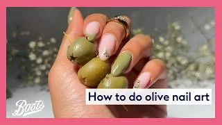 Thumbnail: How to do Olive Nail Art | Nail tutorial | Boots beauty | Boots UK