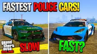Thumbnail: Top 10 FASTEST POLICE CARS In GTA Online (Updated)