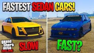 Thumbnail: Top 10 FASTEST SEDAN CARS In GTA Online (Updated)