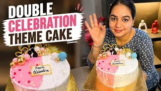 Thumbnail: 2 in 1 Double Celebration Cake  | Pineapple Cake | Easy Cake Decoration Ideas | Trending Cake Design