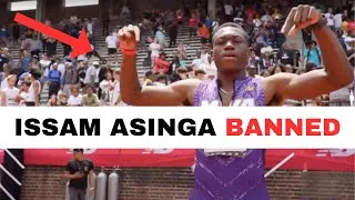Thumbnail: Issam Asinga's Ban. Track and field superstar banned from sport