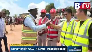 Thumbnail: PRESIDENT RUTO INSPECTS TULIA-MIGWANI-MBONDONI ROAD IN KITUI COUNTY!!