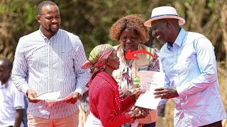 Thumbnail: PRESIDENT RUTO ISSUING TITLE DEEDS TO KUMUW'ONGO RESIDENTS IN KITUI COUNTY!!