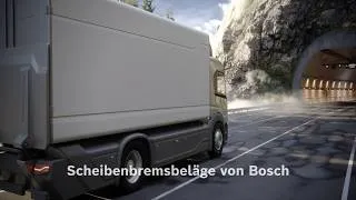 Thumbnail: DE | Scheibenbremsbeläge von Bosch: Jetzt auch für Nutzfahrzeuge | Bosch