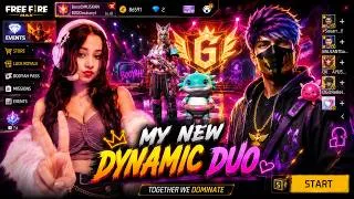 Thumbnail: Finally ❤️ I Made Dynamic Duo With KAAL YT 😍 | Free Fire Dynamic Duo Challenge || BOSS MUSKAN YT