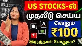 Thumbnail: How to Invest in US Stocks from India - Apple, Microsoft, Amazon & More | Buy US Stocks | Meghala