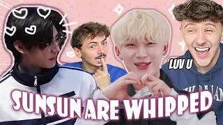 Thumbnail: COUPLE REACTS TO "Sunoo and Sunghoon being completely obsessed with each other"