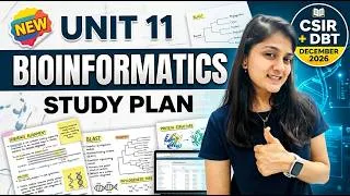 Thumbnail: NEW UNIT 11-  BIOINFORMATICS | What to Study & How to Prepare? | CSIR + DBT 2026