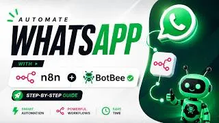 Thumbnail: n8n WhatsApp Automation Tutorial for Businesses | BotBee Workflow