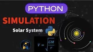 Thumbnail: Solar System Simulation in Python | Real Orbits | Newtonian Physics