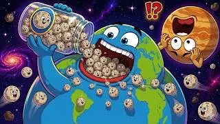 Thumbnail: Which Planet Can Hold The Most Moons?🤔🤯