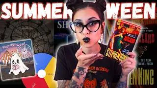 Thumbnail: 🎡 reading books that feel like summer | carnivals and theme parks | summerween 👻🌞