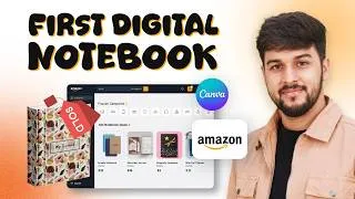 Thumbnail: Publish Your First Digital Notebook on Amazon KDP | Step by step | 100% FREE