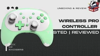 Thumbnail: Unboxing & Review  KINGEAR Wireless Pro Controller for Nintendo Switch   Cat Design, Turbo