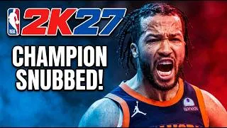 Thumbnail: Jalen Brunson vs Wembanyama | The NBA 2K27 Cover Debate
