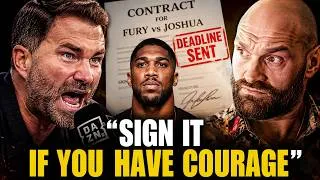 Thumbnail: Eddie Hearn RAGES at Tyson Fury: “SIGN THE CONTRACT!” | Fury vs Joshua CHAOS