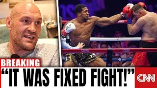 Thumbnail: "You F*cking Cheater!" Tyson Fury Accuses Anthony Joshua of Cheating in the Kristian Prenga Fight 