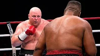 Thumbnail: Butterbean vs Larry Holmes  Heavyweight Boxing Showdown | HD Fight Highlights