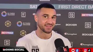 Thumbnail: Callum Simpson turns the questions back onto the interviewer and previews his rematch against Troy