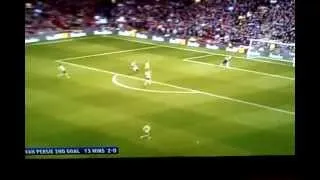 Thumbnail: Robin Van Persie Goal Amazing Volly Manchester United v Aston Villa 22-4-2013 Hat Trick