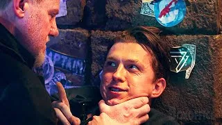 Thumbnail: Tom Holland distributes piña coladas and jump kicks | Uncharted | CLIP