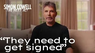 Thumbnail: Simon Sends the Band to Their First Label Meeting | SIMON COWELL: THE NEXT ACT #december10