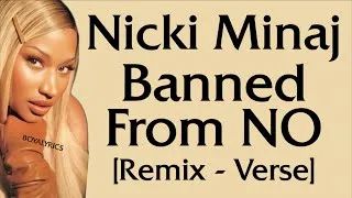Thumbnail: Nicki Minaj - Banned From No [Remix] (Verse - Lyrics) cake for days, anita baker nfl firesome,callus