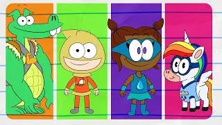 Thumbnail: Choosing the Weirdest Magic Power! | Boy & Dragon Compilations - WildBrain | Cartoons for Kids
