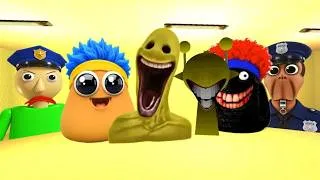 Thumbnail: Verity, Simon Phase 2, Pou D Billions, Baldi and Obunga Police Nextbot | Garry's Mod