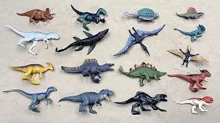 Thumbnail: 17 Best Jurassic world Dinosaurs! Tyrannosaurus Rex, Stegosaurus, Spinosaurus, Mosasaurus