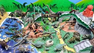 Thumbnail: DIY Volcano Adventure With Dinosaurs! Jurassic Park Gate And Volcano lava -tyrannosaurus Mosasaurus
