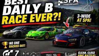 Thumbnail: 🏁 Gran Turismo 7 Daily Race B at Spa-Francorchamps delivers absolute chaos!