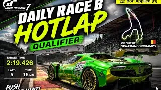 Thumbnail: 🔥 Gran Turismo 7 Daily Race B | Spa-Francorchamps | Hot Lap Qualifying Guide 🔥