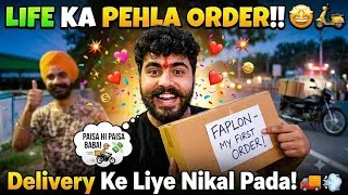 Thumbnail: LIFE KA PEHLA ORDER! 🤯📦 Faplon First Ever Delivery Vlog ft. Sardar Ji | Paisa Hi Paisa Hoga?