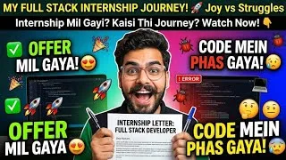 Thumbnail: Funny: Full Stack Developer Internship Letter 🚀 | Job Milli Ya... Gali? 😂
