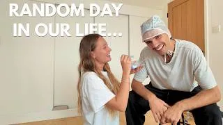 Thumbnail: A RANDOM DAY IN OUR LIFE *I bleached Brad's hair*