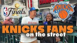 Thumbnail: Knicks fans are pumped on the streets of New York City