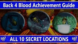 Thumbnail: Back 4 Blood - All 10 Secrets / Gold Skull Locations - Achievement Guide / Walkthrough