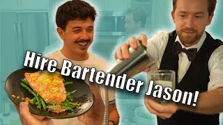 Thumbnail: JASON IS MY BARTENDER! | Cooking with Bradley