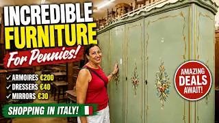 Thumbnail: Nobody Wants Italy’s Old Furniture — So It’s Almost FREE! Come on a Shopping Trip with Us!