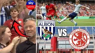 Thumbnail: I WAS ON SKY SPORTS! West Brom vs Middlesbrough Away Matchday Vlog