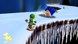 Thumbnail: link VS the big penguin with SHIELD SURFING?!?