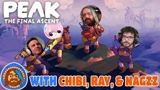 Thumbnail: They Added A Whole Dungeon To Climb Now?! | PEAK The Final Ascent With Chibi, Ray, and Nagzz