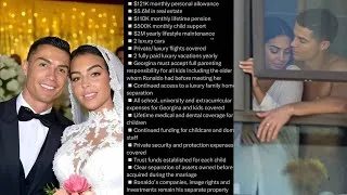 Thumbnail: Details of Cristiano Ronaldo and Georgina Prenup before Wedding & Millions Shared 