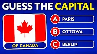 Thumbnail: Can You Guess The Capital City Of THESE 40 Countries? Capital City Quiz | Geography Quiz