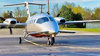 Thumbnail: Piaggio P180 Avanti Landing, Startup, and Departure