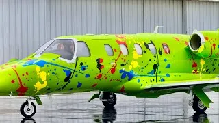 Thumbnail: Cessna Citation M2: Landing, Startup and Takeoff