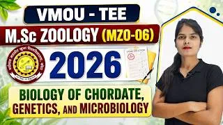 Thumbnail: VMOU MSc Zoology MZO-6 | Previous Year Question with Sol. | Exam 2026 #vmouexam @BrainfullStudy