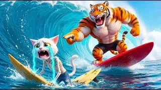 Thumbnail: Heartbroken Skinny Cat Becomes Surf Champion – Most Emotional Comeback Ever!