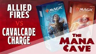 Thumbnail: MTG - Allied Fires vs Cavalcade Charge - 2020 Challenger Deck Showdown - The Mana Cave Ep.153
